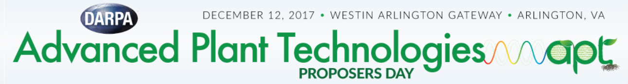 Advanced Plant Technologies Proposers Day